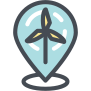 Bouton d&#39;écologie icon