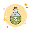 bubbles style 독 병 icon