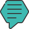 Hexagon Chat icon