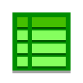 papercut style spreadsheet icon