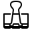 badges style papierklemme icon