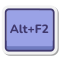 tecla alt-más-f2 icon
