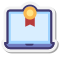 stickers style macbook medal icon