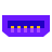 color glass style 의 usb 마이크로 b icon