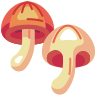 Mushroom shiitake icon