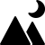 ios 17 filled style night landscape icon