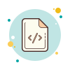bubbles style codedatei icon