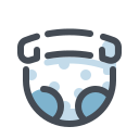 pastel color style nappy icon