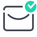 pastel color style received icon