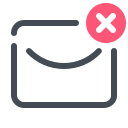 pastel color style deleted message icon