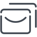 pastel color style group message icon