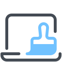 Nettoyage d&#39;ordinateur portable icon