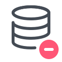 pastel color style daten entfernen icon