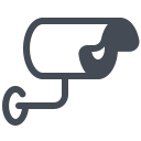 pastel color style wall mount camera icon
