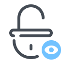 pastel color style private lock icon