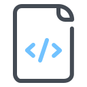 pastel color style codedatei icon