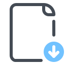 pastel color style dokument öffnen icon