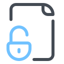 Unlocked File icon