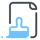pastel color style correct document icon