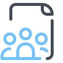 pastel color style freigegebenes dokument icon