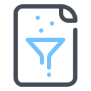 pastel color style selling strategy document icon
