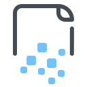 pastel color style versteckte datei icon