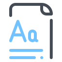 pastel color style rtf icon