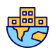 global infrastructure icon