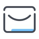 pastel color style correspondence icon