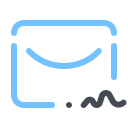 Mail signieren icon