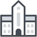 pastel color style universitätscampus icon