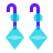 color glass style 귀걸이 icon