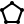 ice cream style fünfeck icon