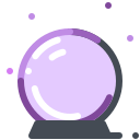 pastel color style 크리스탈 볼 icon