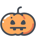 Citrouille d&#39;halloween icon