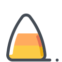 pastel color style halloween süßigkeiten icon