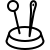 ios 17 outlined style nadelkissen icon