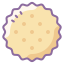 cute color style biscuits icon