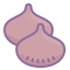 cute color style trufa de chocolate icon