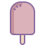 cute color style chocolate ice cream icon
