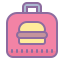 cute color style lunchbox icon
