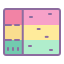 cute color style nonya kueh icon
