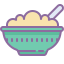 cute color style porridge icon