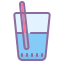cute color style soda water icon