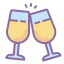 cute color style the toast icon
