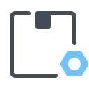 pastel color style product management icon