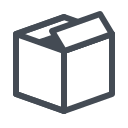 pastel color style delivery unpacking icon