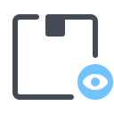 pastel color style view delivery icon