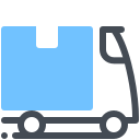 pastel color style cargo transportation icon