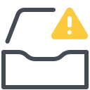 pastel color style inbox icon